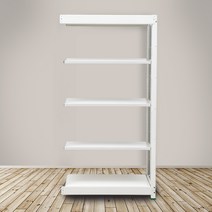 영진앵글 철제선반 경량랙 5단 무볼트 조립식 앵글 철제 선반, 1200X450, 5단(연결형), 높이900