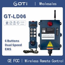 조작 크레인리모컨 Wholesales 산업용 원격 제어 F24-6D GT-LD06 Alternative220V 380V 18-65V65-440V UHF 6 버튼 호이스트 크레인, [02] 18-440V UHF(1T1R)