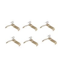 MAWA (마와) 미끄러지지 않는 옷걸이 [여성 옷걸이 60 개 세트] 골드 119614