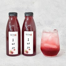 엄마애뜰 문경 오미자청 600g 오미자원액 오미자차 엑기스 건강음료, 문경 오미자청 600ml 2병 (병무게포함)
