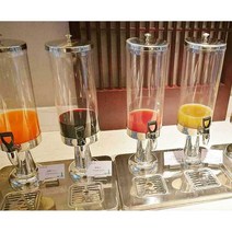 음료 디스펜서 물병 카페 주스 탄산 물병 호텔 식당용, 8Lx1 골드-싱글헤드(냉수용)