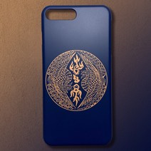 [카드케이스]전통 문양 쌍봉황문 코발트 골드 디자인 휴대폰 케이스/군인 임관 선물 추천, 아이폰6, 선택옵션