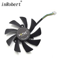 ZOTAC GTX 1060 960 GTX1060 3GB ITX 미니 그래픽 비디오 카드 냉각 팬용 새로운 85MM T129215SH 4 핀 쿨러 팬 교체|Fans & Cooli, 1개, CHINA, Original