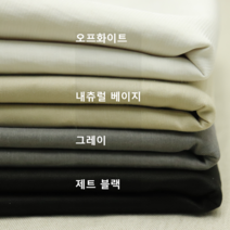 라미 린넨 비침없는 링클프리 원단, 그레이