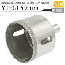 [성일무역] 유리세라믹코아드릴비트 YT-GL42mm 다이아몬드코아드릴비트/유리/타일홀쏘/야토(YATO), 본상품선택