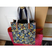 토리 버치 블랙 프라이데이 프린터 캔버스가죽 NS 토트 백100 정품 레더 여성