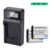 BP-70A 삼성호환 AQ100 DV150F ES65 ES73 ES74 ES75 ES80 MV800, 04 2battery and charger