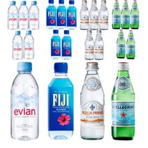 에비앙 330ml x 6p + 아쿠아파나 250ml x 6p + 피지워터 330ml x 6p + 산펠레그리노 탄산수 250ml x 6p 믹스패키지, 48개