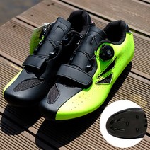 막심 자전거 라이딩 클릿슈즈 로드용 신발 블랙그린, 47(290)