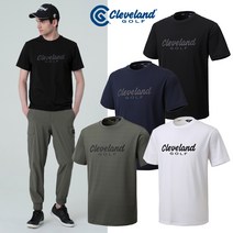 클리브랜드골프 클리브랜드골프 오로라전사 빅로고 남성 라운드넥 반팔티셔츠/골프티셔츠/골프웨어