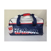 윌슨 소형 레드 화이트 블루 더플 테니스 가방