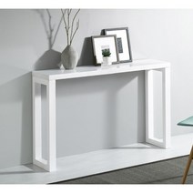 엔틱클래식 소나무원목 슬림 콘솔테이블(80cm 4컬러) 럭셔리 와이드 현관, 블랙