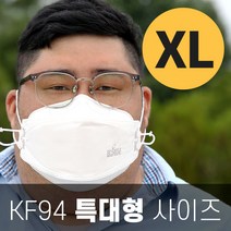 (BOTN)보튼마스크 KF94 특대형 화이트 식약처 허가제품 끈조절 기능, 20