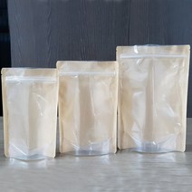 이홈베이킹 지퍼스탠드 특대 20 x 30 cm, 크라프트, 20개입