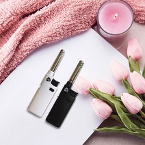 캔들용품 악세사리 캔들 라이터 (소) 화이트 + 블랙 색상 세트