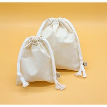 고급수제 심플 광목 더스트백 복조리파우치 스트링주머니 이너파우치 캔버스주머니