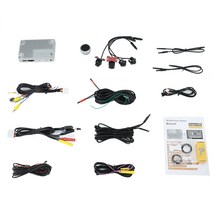 Youmine HD 3D 360도 조감도 파노라마 dvr 시스템 자동차 녹화 주차 후면보기 캠 (CR2503 카메라 용 4 포함), 주차 시스템
