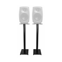 Pair Rockville 37” 블랙 Steel 스피커 Stands For 제네릭 8050B 모니터s