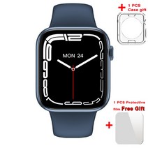 iwo HW57 PRO 스마트 워치 시리즈 7 NFC 기능 Bluetooth 통화 Siri Ai 음성 보조 무선 충전기 IP68 Smartwatch, [01] Original HW57 PRO, [03] silver