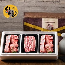 특별한 한돈 1등급 돼지 LA갈비찜 선물세트 ( 찜갈비1.6kg + LA갈비800g ), 1세트