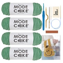 [니뜨] 모드케이크(100g) 뜨개실 x 4볼 + DIY 세트, 15_민트