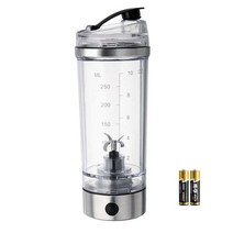 텀블러 통 자동 쉐이크 토네이도 전동 믹스, 250ML 배터리 모델(은) + 2단 난푸 배터리