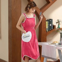 웨어러블 목욕 가운 여성 가정용 마이크로 화이버 부드럽고 피부 친화적 인 목욕 타월 흡수성 홈 섬유 욕실 사우나 타월, 로즈 레드 80x135cm