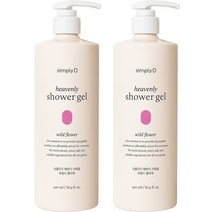 심플리오 헤븐리 샤워젤 와일드플라워, 8개, 500ml