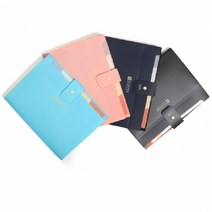 클레버 12분류 간편 도큐먼트화일 파일케이스 파일정리함 파일박스 화일보관함 화일케이스 서류케이스, 핑크