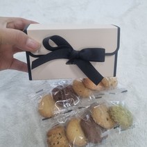 미니 수제 쿠키 답례품 선물세트 포장, 1.스티커원함, 100개