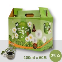 국내산 흰민들레즙 하얀 민들레 액기스 60포 2박스