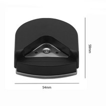 4mm 미니 휴대용 코너 라운더 펀치 라운드 트리머 커터 기계 종이 공예 사무실 DIY 도구 제조 업체, [01] Black, 01 Black
