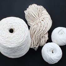 파이핑 면사 면끈 파이핑끈, 면사-볼-4mm