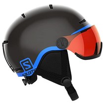 Salomon 살로몬 GROM VISOR 아동 어린이 스키 스노보드 헬멧, 블랙
