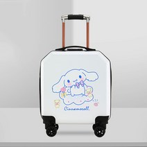 (국내발송) 산리오 시나모롤 캐리어 기내용 보조가방 여행용 소형 미니 캐리어백 선물 18인치