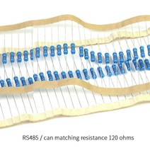 RS485 터미널 매칭 저항 120 ohm 통신 임피던스 can 버스 50 개, 한개옵션0