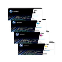 HP 416A정품토너 4색세트(W2040A 검정+W2041A 파랑+W2042A 노랑+W2043A 빨강) M454dn M454dw M454nw MFP M479d