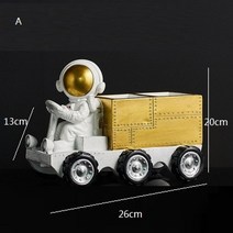 북유럽 seletti 우주 비행사 테이블 수지 책상 홈 인테리어 침실 조명 스탠드 무드등, A, 전구 없이