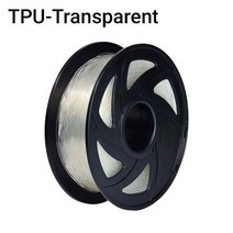 3D 프린팅 재료 TOPZEAL TPU 필라멘트 0.8KG 1.75mm 프린터 유연한 쇼어 경도 95A 공차 /0.02mm, Transparent4_CHINA