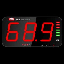 데시벨 측정기 대형 스크린 공사 소음 산업용 음량, TA654B 외부 프로브 5m케이블+외부경보