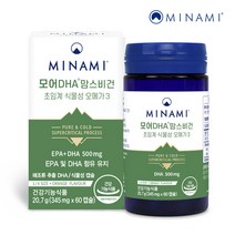 모어DHA 맘스비건 초임계 식물성 오메가3 임산부 60캡슐, 1개