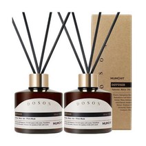 멈칫 바이오톡스 디퓨저 200ml x 2개 리드스틱 8개 블랙체리, 소프트블루솝