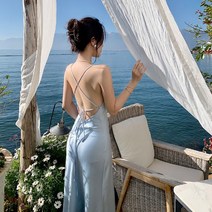 귀여운 트로피컬 브이넥 안유진 비치 오프숄더 꾸안꾸룩 동남아 한예슬 솔로지옥2 최서은 옷 원피스 김태리