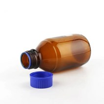 좁은 입 화학 실험실 붕규산염 유리 용기 내열성 알칼리 방지 4 개 100ml, 한개옵션0