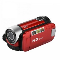 6mm 캠코더 미니 소형 디지털 카메라 1080p camera 16mp HD 디카 줌 캠 비디오 빈티지 레트로 01, 빨간색, 협력사, 2