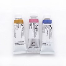 신한 전문가 수채화물감 (SWC) 15ml 낱색 B (색상선택), B_875 Permanent Green 2