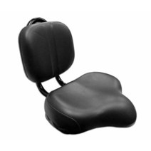 Flying Horse 자전거 좌석 안장 등 받침 오버사이즈 비치 크루저 탠덤- 블랙 409163