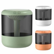 Fowod 대용량 초음파 무드등 가습기 1.2L, 녹색