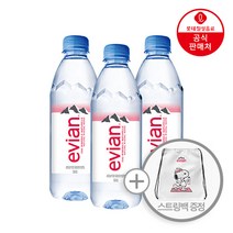 에비앙 500ml x 24펫 + 에비앙 스트링백 증정