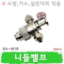 니들밸브 소방 하론 CO2 가스 실린더 기동 소화설비